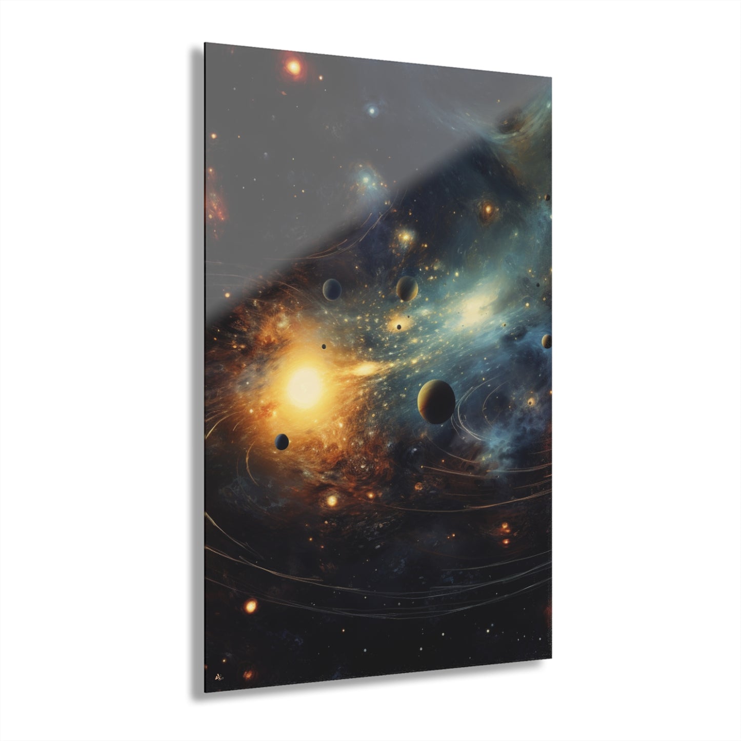 Galactic Conundrum, Space Concept Style, Acrylic Wall Art