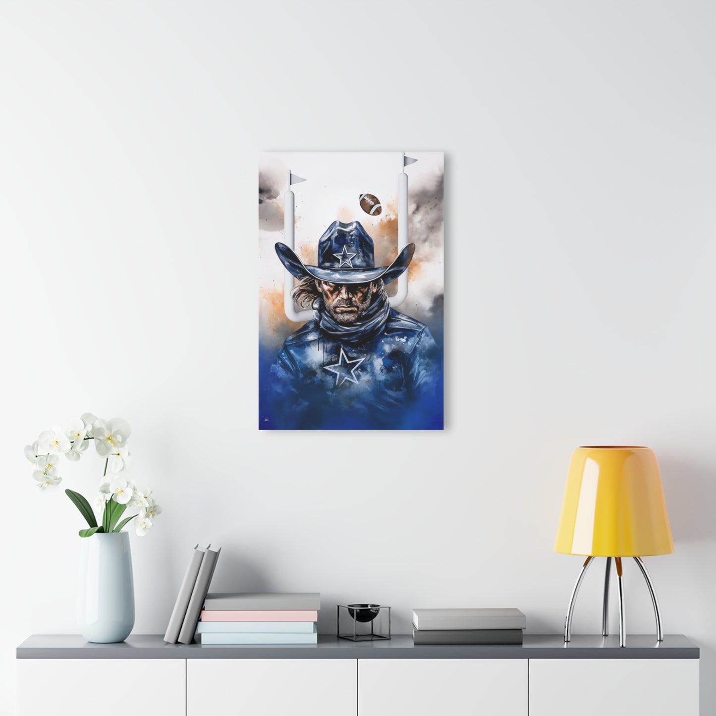 Cowboys, Football Fan, Colorsplash Concept Style, Acrylic Wall Art