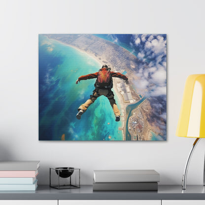 Free Fall Canvas Art