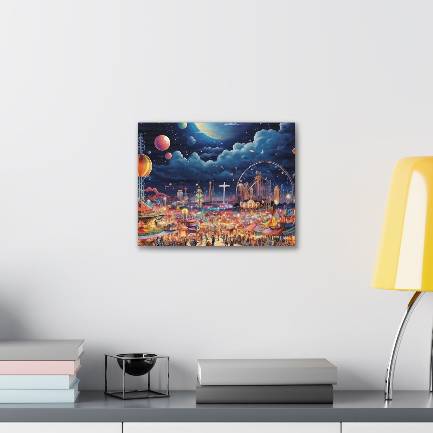 Space Carnival Canvas Art