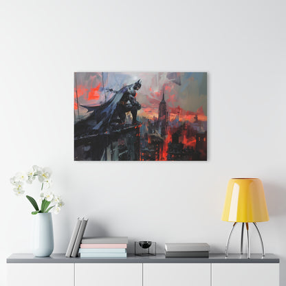 Abstract Knight, Fan Concept Style Batman, Acrylic Wall Art