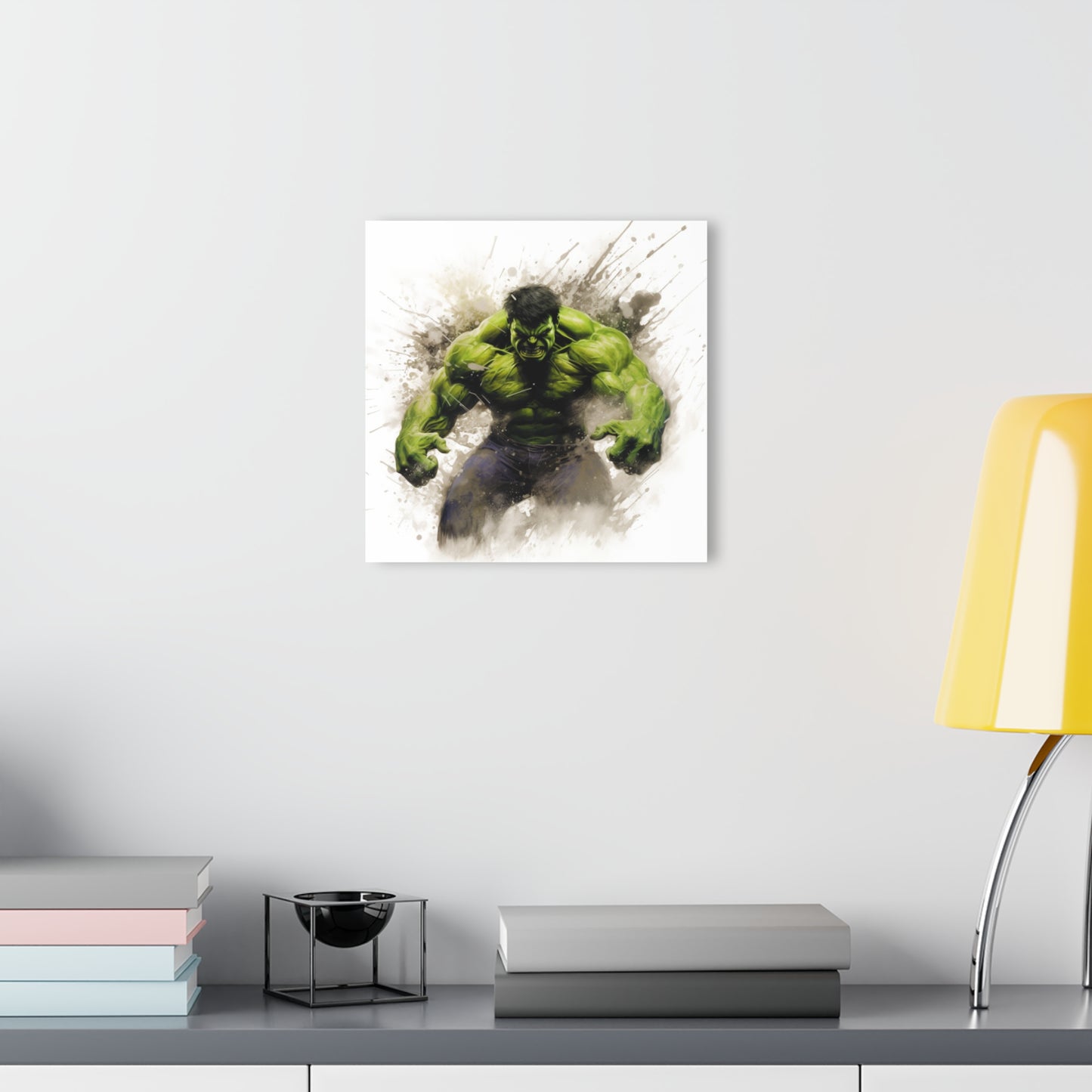 Incredible, Hulk, Bruce Banner, Marvel Color Splash, Concept, Style, Acrylic Wall Art