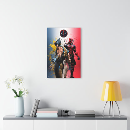 Deadpool, Wolverine, Fan Colorsplash Concept, Acrylic Wall Art