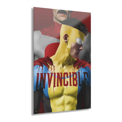 Invincible, Comic, Concept Style, Acrylic Wall Art