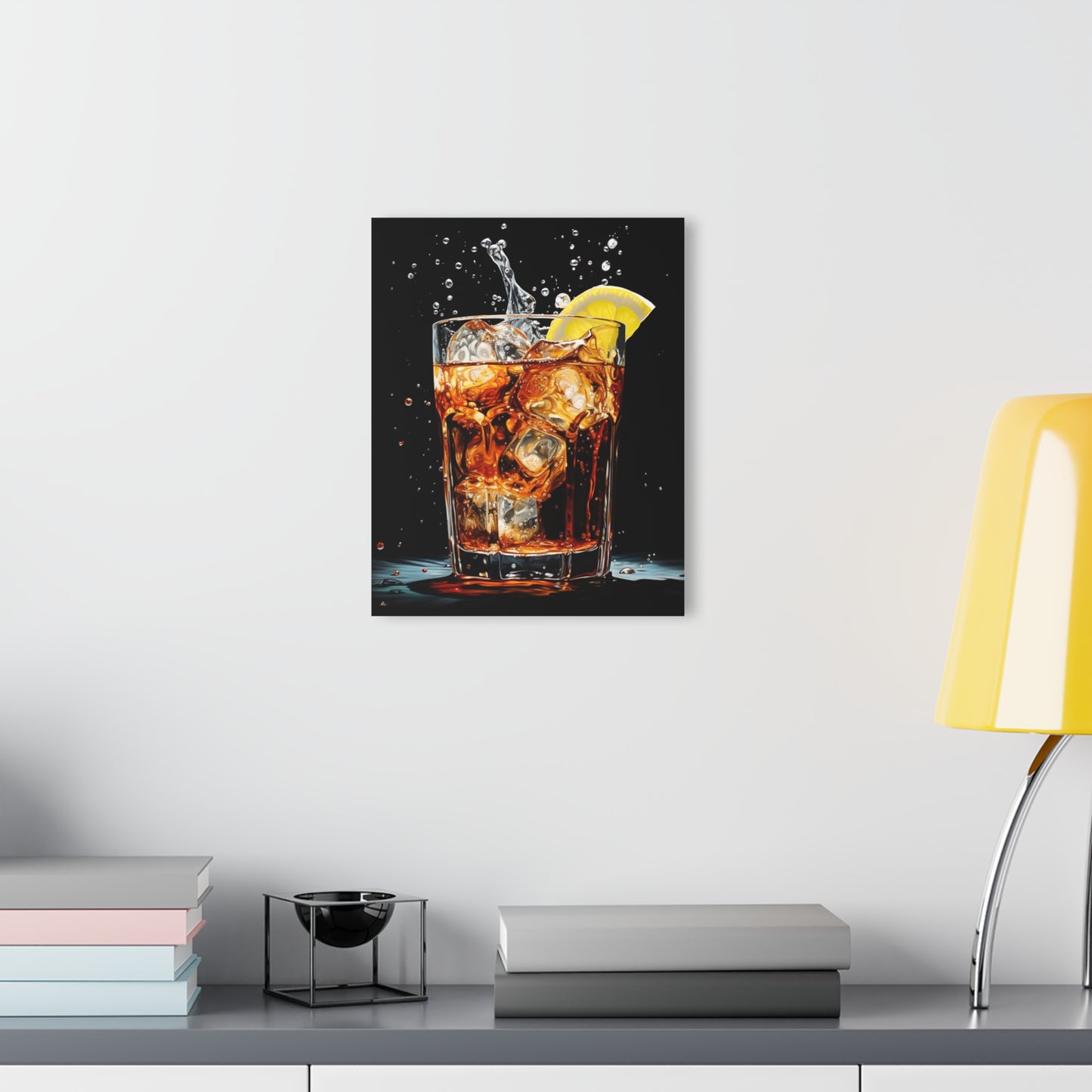 Rum and Coke, Concept Style, No Background, Acrylic Wall Art