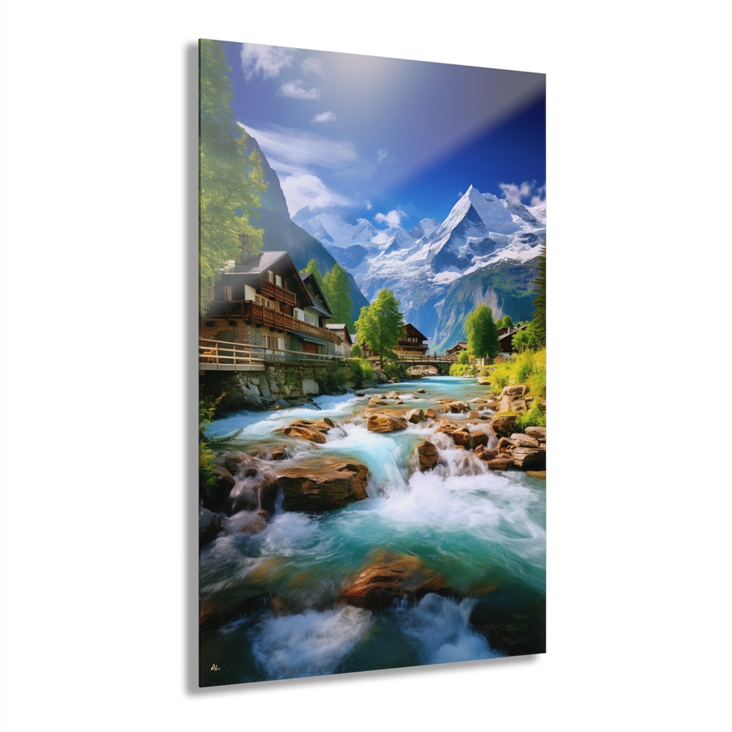 Swiss, Landscape, Concept, Acrylic Wall Art