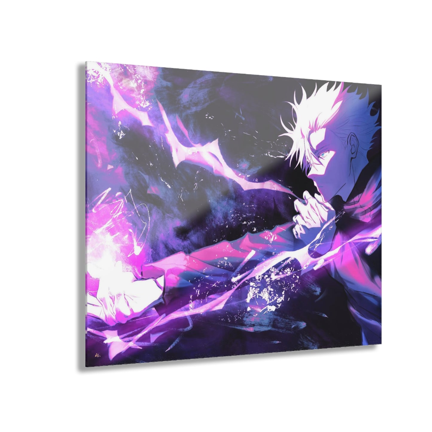 Hollow Purple, Satoru Gojo, Jujitsu Kaisen, Fan Concept Style, Acrylic Wall Art