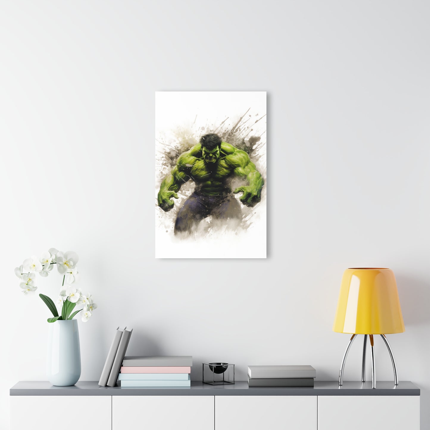 Incredible, Hulk, Bruce Banner, Marvel Color Splash, Concept, Style, Acrylic Wall Art