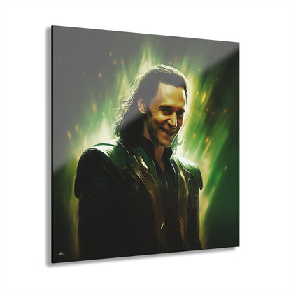 Glorious Purpose, Loki, Marvel Color Splash, Concept Style, Acrylic Wall Art