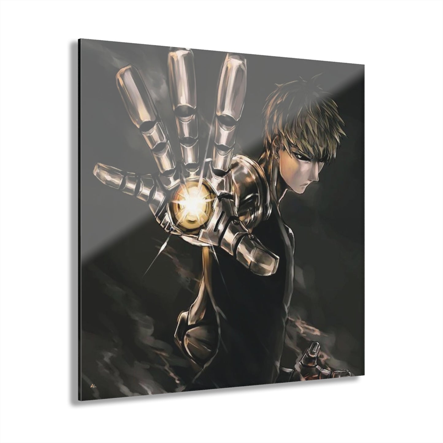 Genos Unleashed, One Punch Man, No Background, Fan Concept Style, Acrylic Wall Art