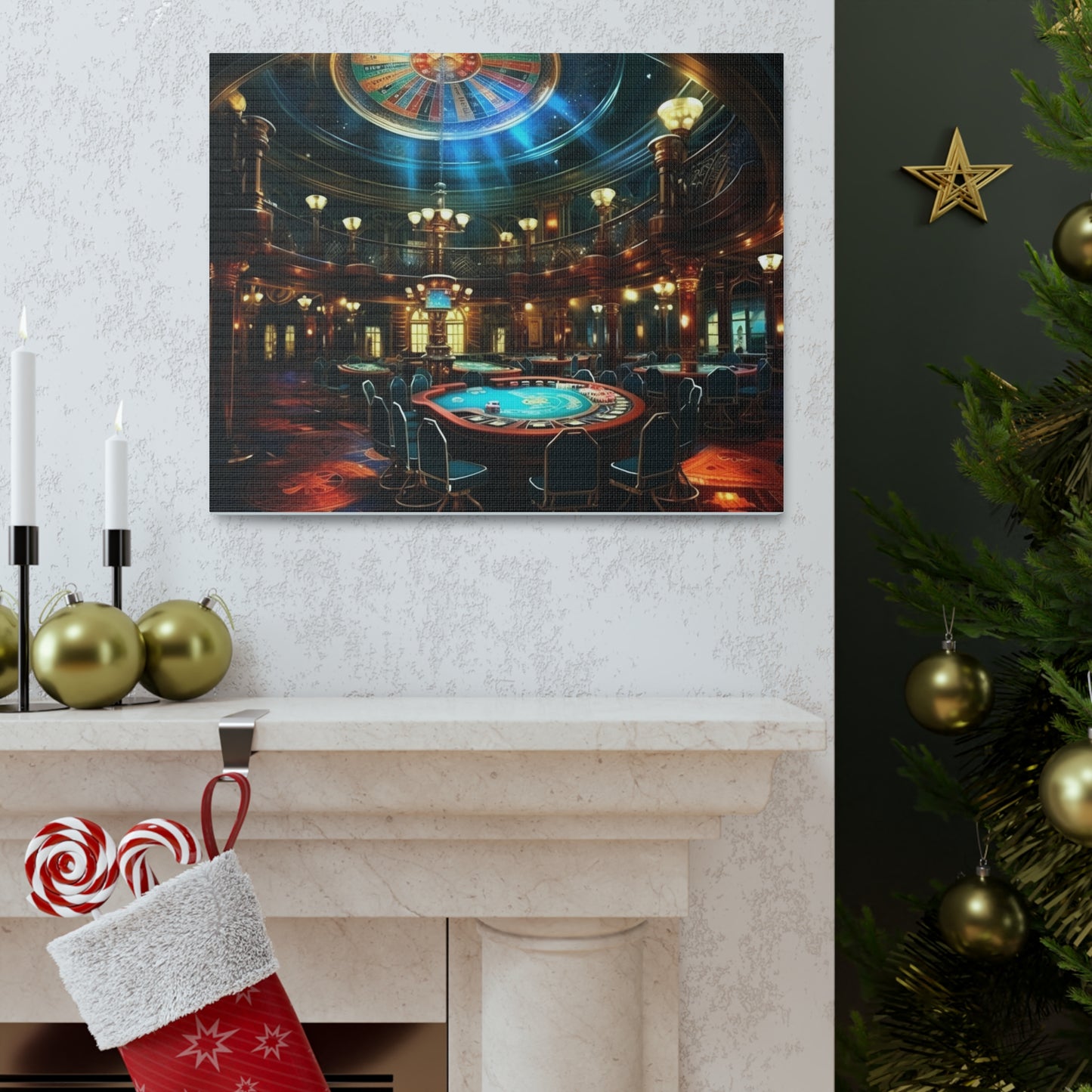 Casino Night Canvas Art