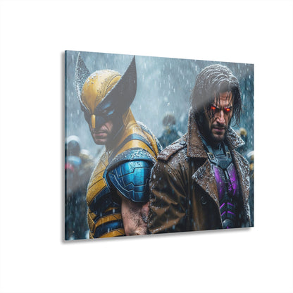 Wolverine and Gambit, X-men Concept Acrylic Wall Art