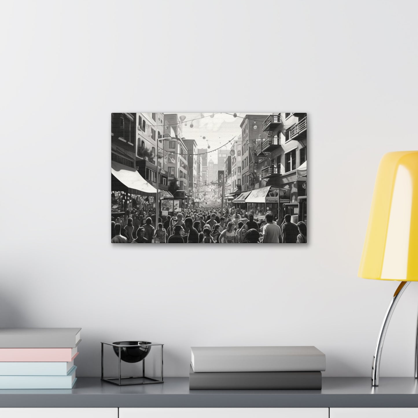 Street Fair Canvas Art