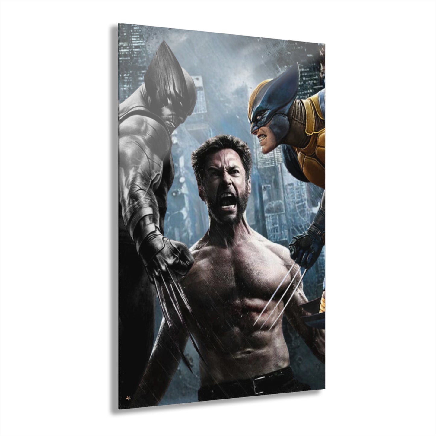 Wolverine, Shades of Adamantium,  Hugh Jackman, Fan Concept Style, Acrylic Wall Art