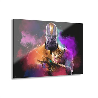 Snap, Thanos, Marvel Color Splash, Concept, Style, Acrylic Wall Art