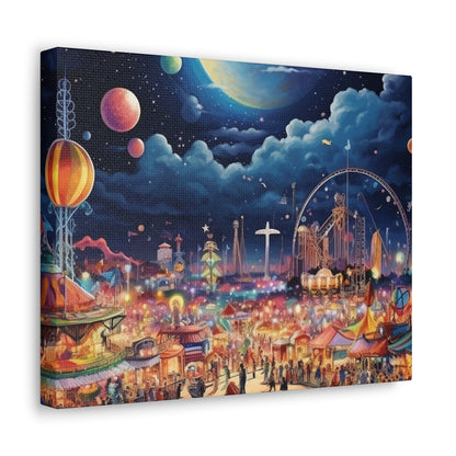 Space Carnival Canvas Art