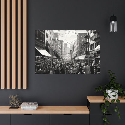 Street Fair Canvas Art