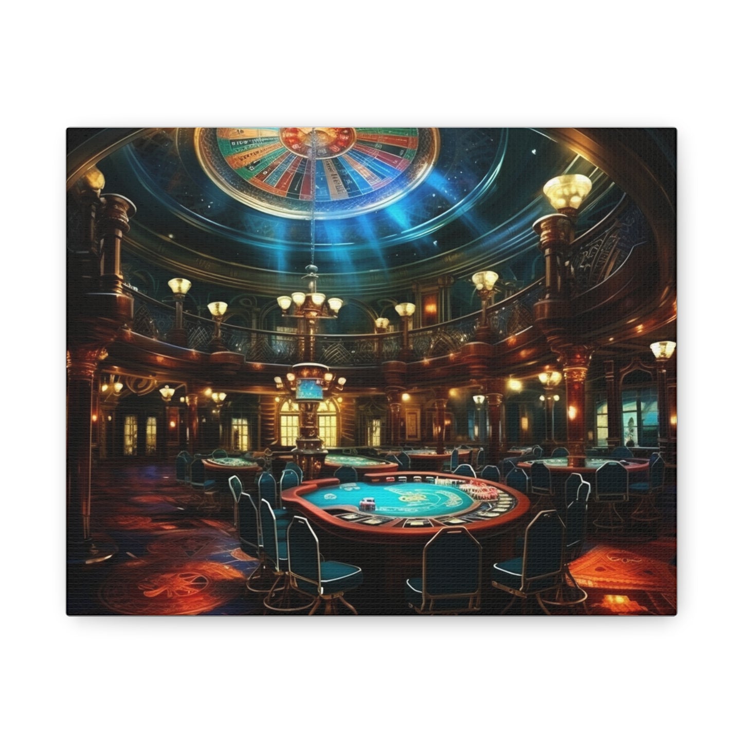 Casino Night Canvas Art