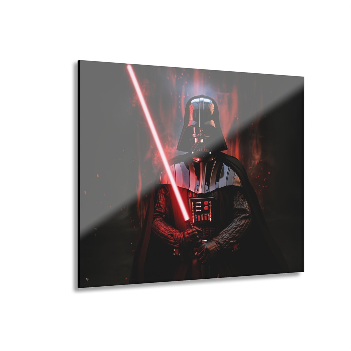 Lord Vader, Star Wars, Color Splash, Concept Style, Acrylic Wall Art