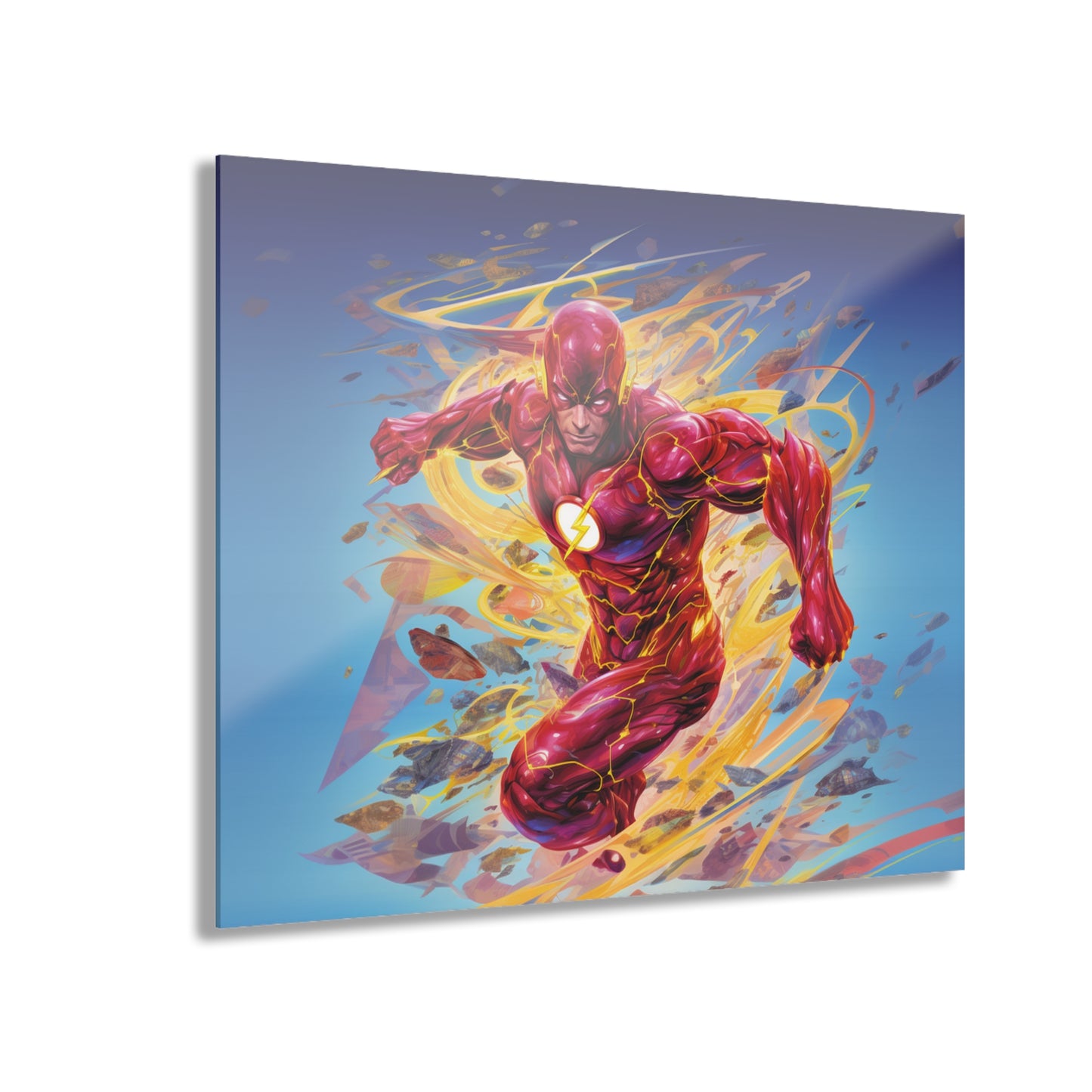 Flash, DC Color Splash, Concept,  Acrylic Wall Art