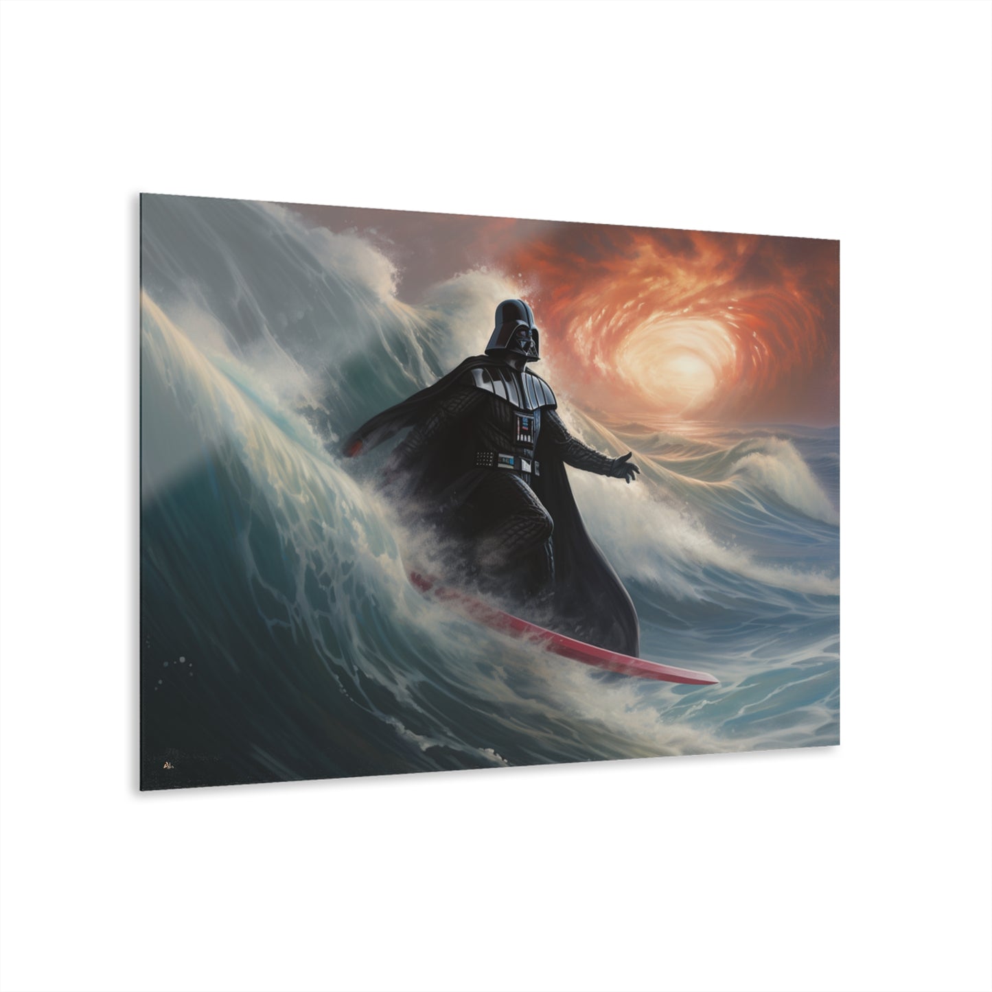 Darth Surfer, Pop Culture, Concept Style, Acrylic Wall Art