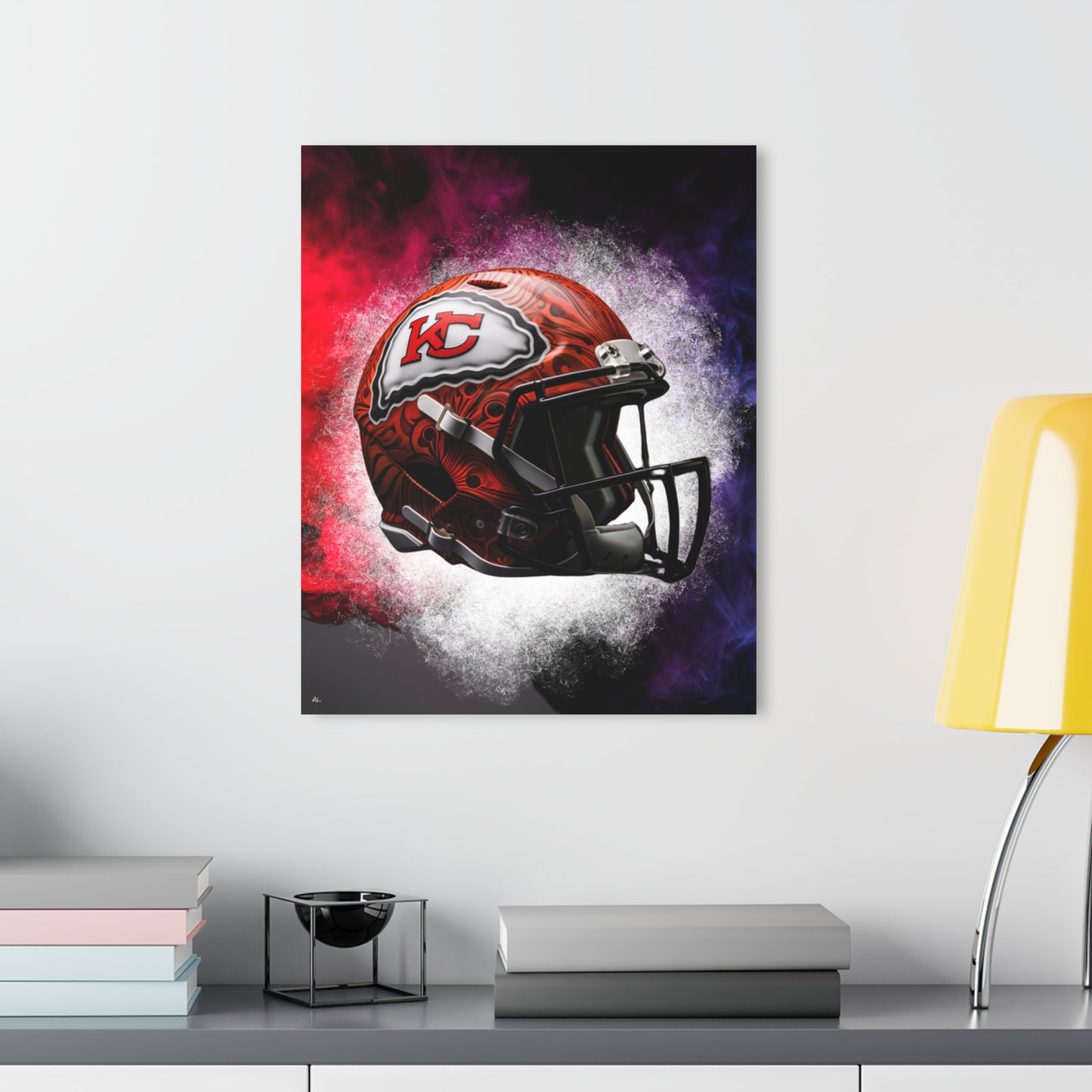 Chiefs Radiance, Kansas City, Football, Fan Colorsplash Concept Style, Acrylic Wall Art