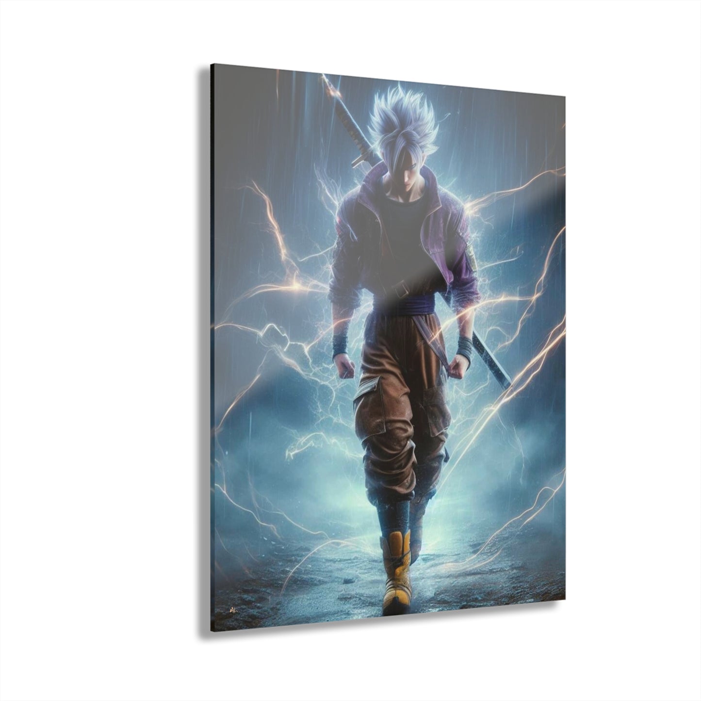 Ultra Future Trunks, Fan Concept Style, Acrylic Wall Art