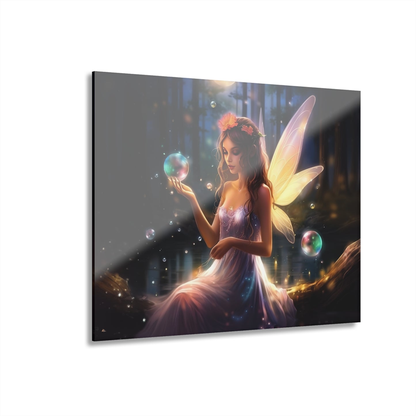 Bubbly Fairy, Fantasy, Concept, Acrylic Wall Art