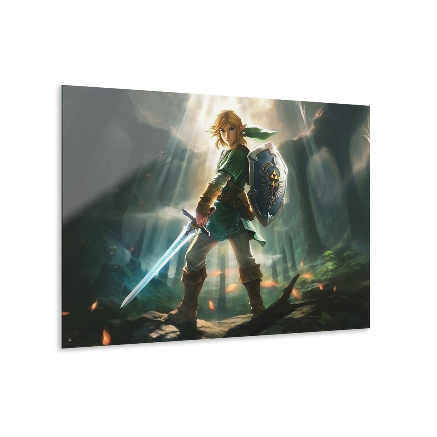 Legend, Link, Video Game, Concept Style, Acrylic Wall Art