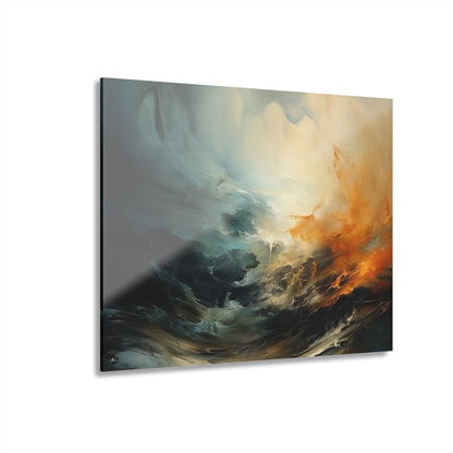 Fire Storm, Concept Style, Abstract, Acrylic Wall Art