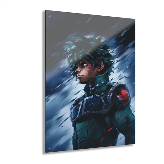 Midoriya, My Hero, Color Splash, Concept, Style, Acrylic Wall Art