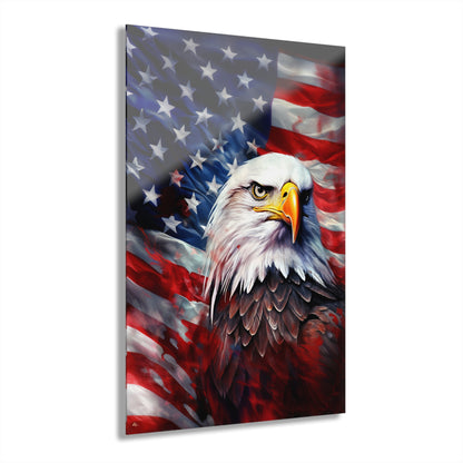 America, Eagle, Flag, Concept, Acrylic Wall Art