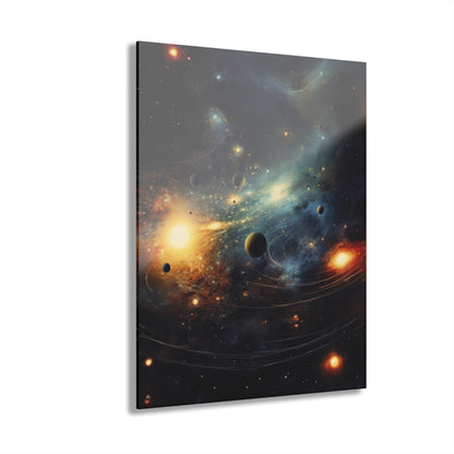 Galactic Conundrum, Space Concept Style, Acrylic Wall Art