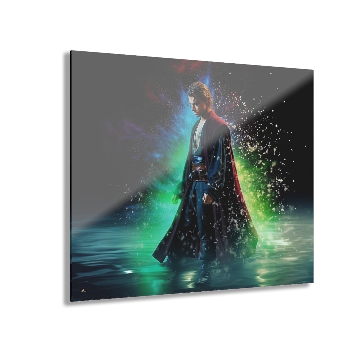 Anakin Dream Walk, Star Wars Color Splash, Concept Style, Acrylic Wall Art