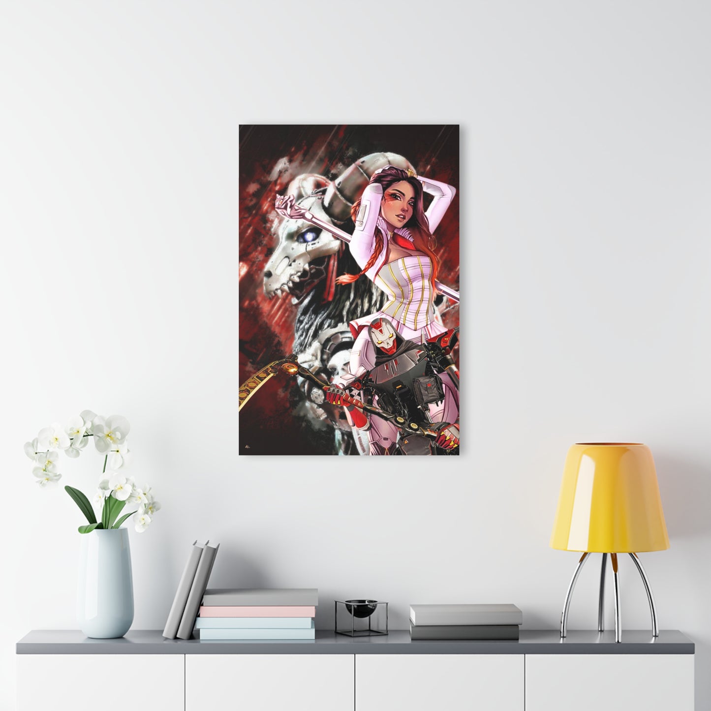 Shadows of Legend, Loba and Revenant, Apex Fan Concept, Acrylic Wall Art