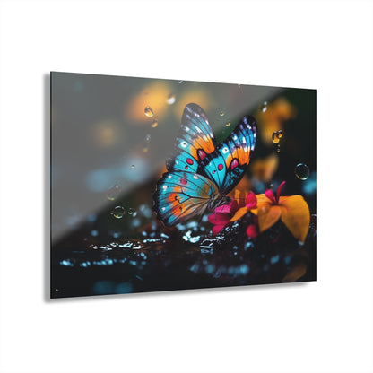 Butterfly Rain, Animal, Concept, Acrylic Wall Art