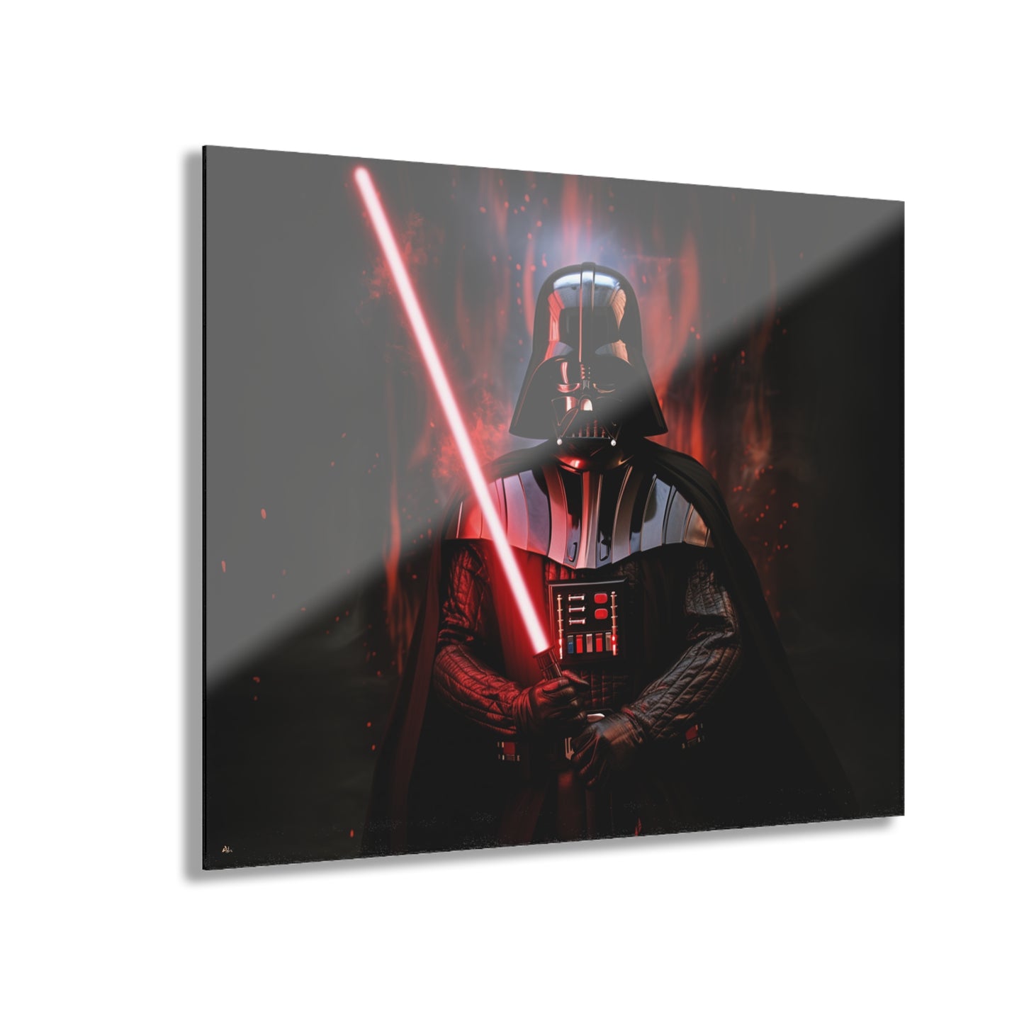 Lord Vader, Star Wars, Color Splash, Concept Style, Acrylic Wall Art