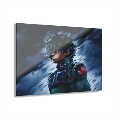 Midoriya, My Hero, Color Splash, Concept, Style, Acrylic Wall Art