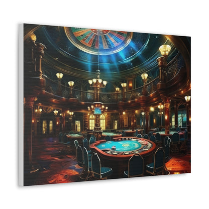 Casino Night Canvas Art