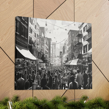 Street Fair Canvas Art