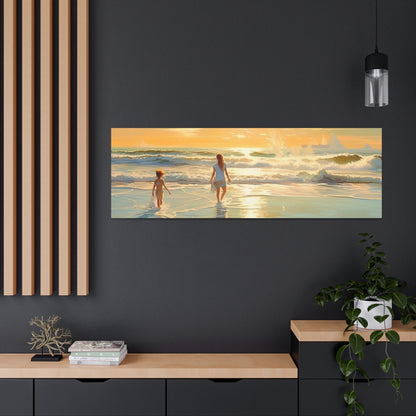 Sunset Walk Canvas Art