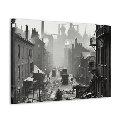 Industrial City Canvas Art