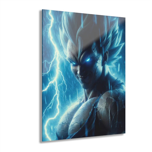 Evolution, Ascended SSB Vegeta, Fan Concept Style, Acrylic Wall Art