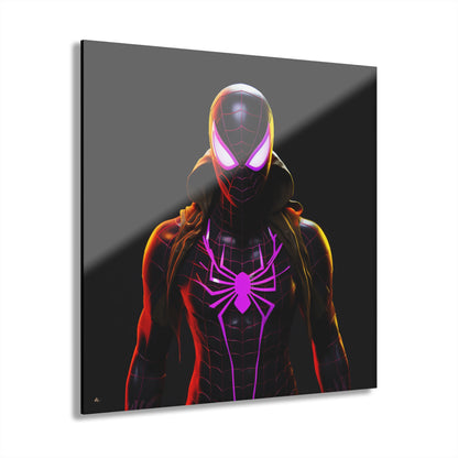 Miles, Spiderman, Marvel Concept Style, Acrylic Wall Art