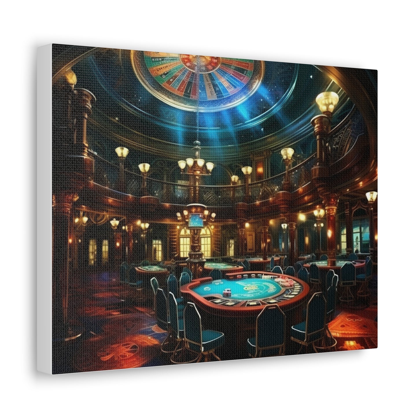 Casino Night Canvas Art