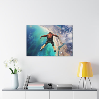 Free Fall Canvas Art