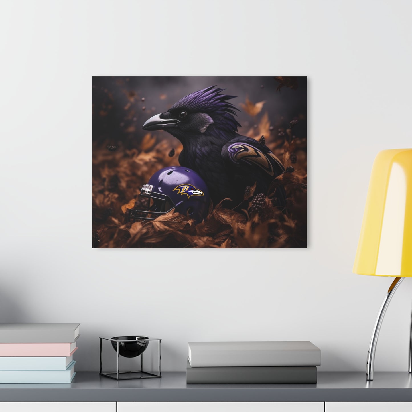 Raven's Game, Baltimore Fan Concept Style, Acrylic Wall Art