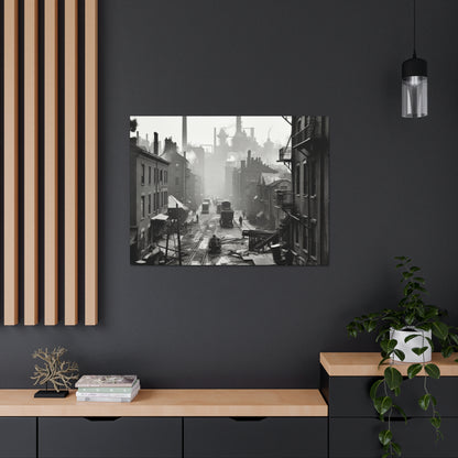 Industrial City Canvas Art