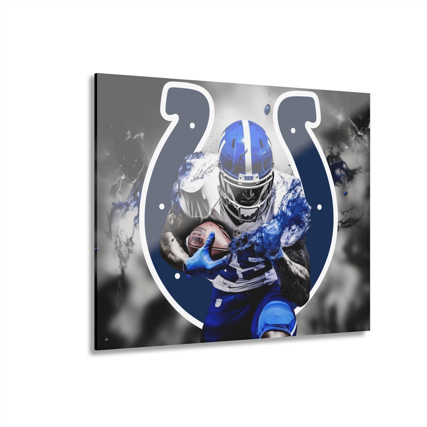 Colts Brillance, Indiana, Indianapolis, Football Fan, Concept Style, Acrylic Wall Art