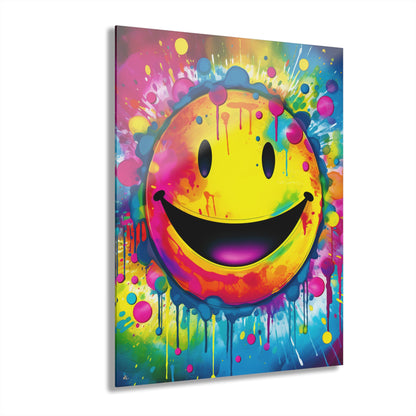 Just Smile, Color Splash, Concept Style, Acrylic Wall Art